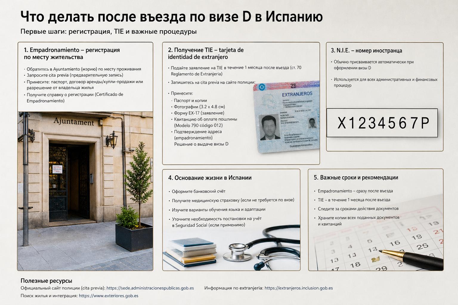 Что нужно сделать после въезда по визе D: регистрация, TIE и первые обязательные шаги?. Empadronamiento — регистрация по месту жительства Что нужно сделать после въезда по визе D: регистрация, TIE и первые обязательные шаги?. Empadronamiento — регистрация по месту жительства